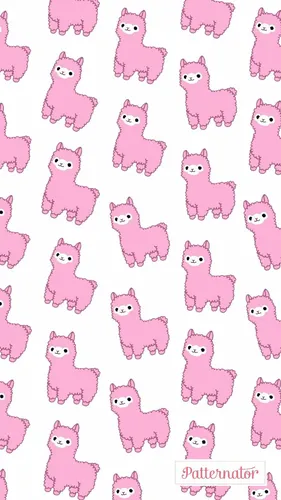 Розовый Милые Обои на телефон группа мультяшных кошек