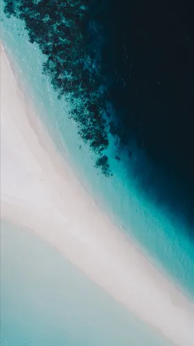 Мальдивы Обои на телефон волна в океане
