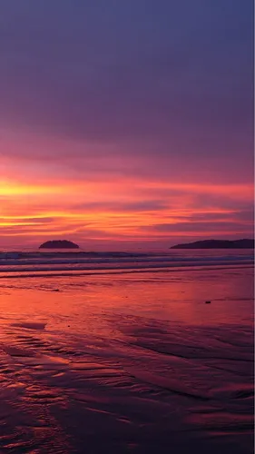 В Хорошем Качестве Обои на телефон пляж с закатом