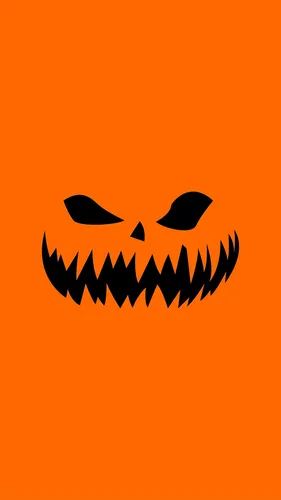 Хэллоуин Обои на телефон логотип с черным полумесяцем и черным полумесяцем