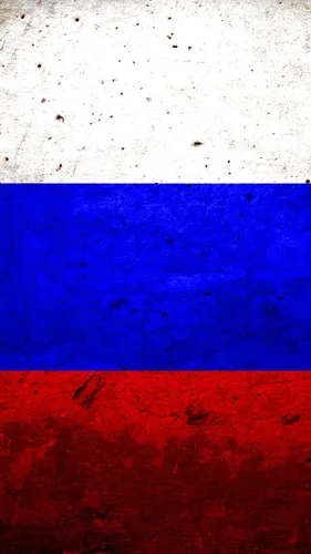 Флаг России Обои на телефон сине-красная поверхность