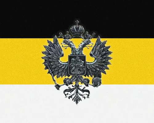 Флаг России Обои на телефон черно-желтая эмблема