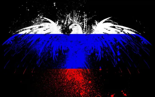 Флаг России Обои на телефон планета в космосе