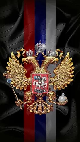 Флаг России Обои на телефон группа красочно декорированных ваз