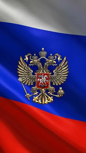 Флаг Российской Империи Обои на телефон красно-синий флаг