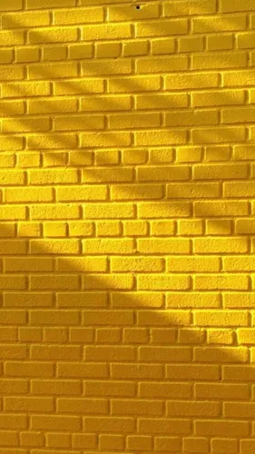 Желтые Обои на телефон кирпичная стена с кирпичной стеной