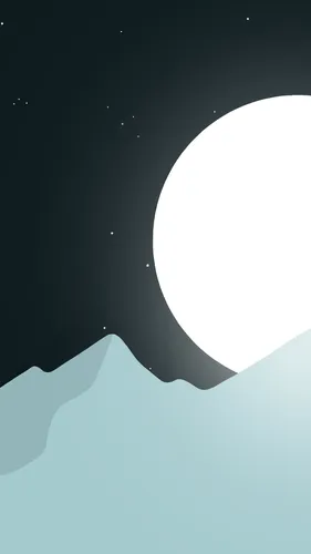 Арт Обои на телефон белая планета в космосе