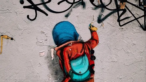 Граффити Обои на телефон человек в одежде