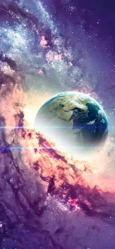 Красивые Картинки Обои на телефон планета в космосе