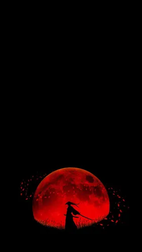 Луна Обои на телефон человек на красном шаре