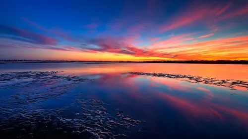 Море Закат Обои на телефон водоем с закатом