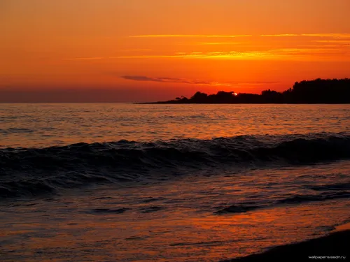 Море Закат Обои на телефон бесплатные картинки