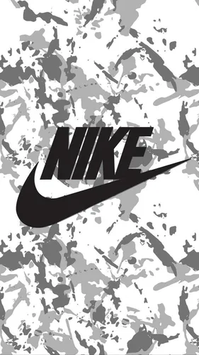 Nike Обои на телефон черно-белое изображение звезды