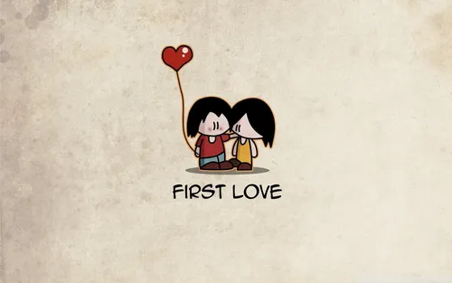 Любовь Пара Обои на телефон карикатура на девочку