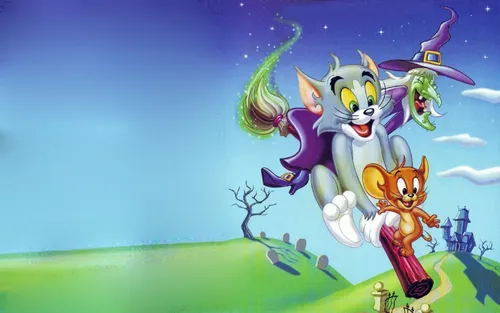 Том И Джерри Обои на телефон мультфильм о драконе с мультипликационным персонажем и мультипликационным персонажем