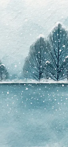 Атмосферные Обои на телефон дерево, покрытое снегом