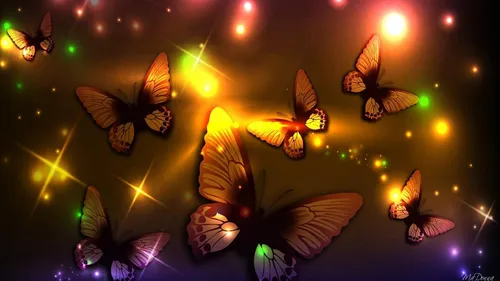 Бабочки На Черном Фоне Обои на телефон группа бабочек